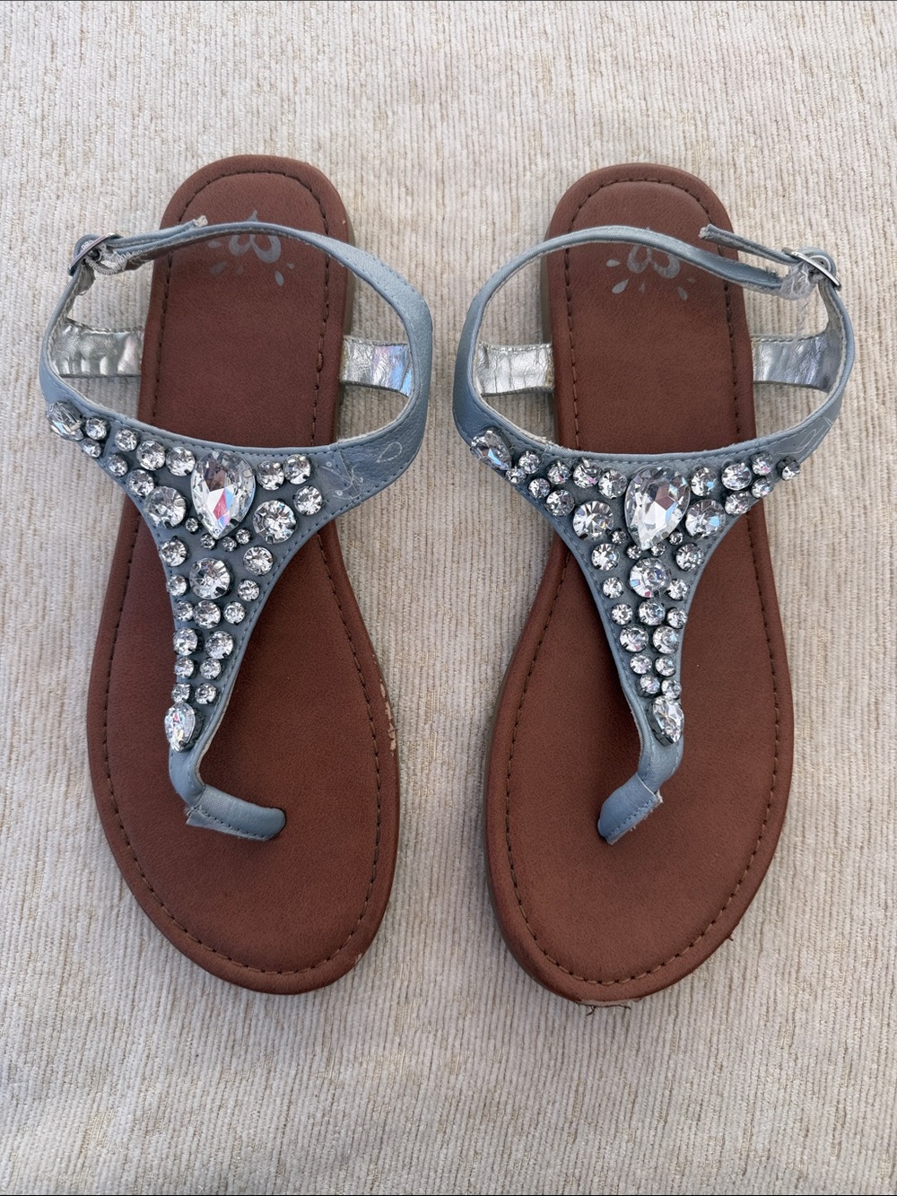 Young girls Silver Sandals